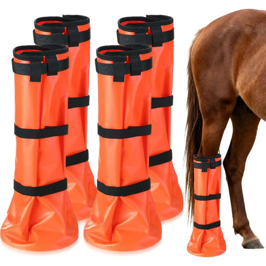 4 Pcs Easy Use Hoof Soaking Boot for Horse - ProPawPet.com