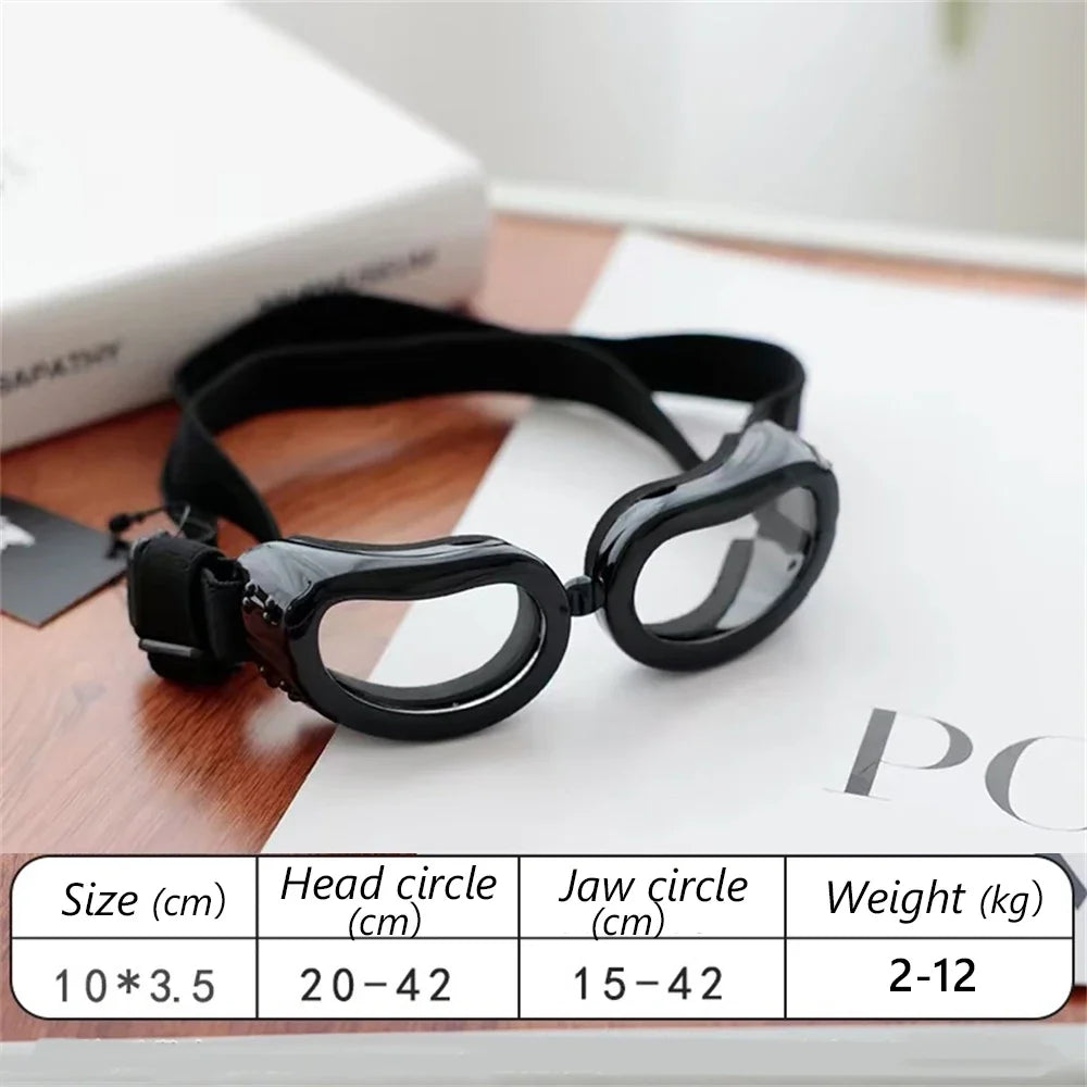 Retro Puppy Dog Pilot Goggles for Small Cycling Pet Glasses – Dog Accessories