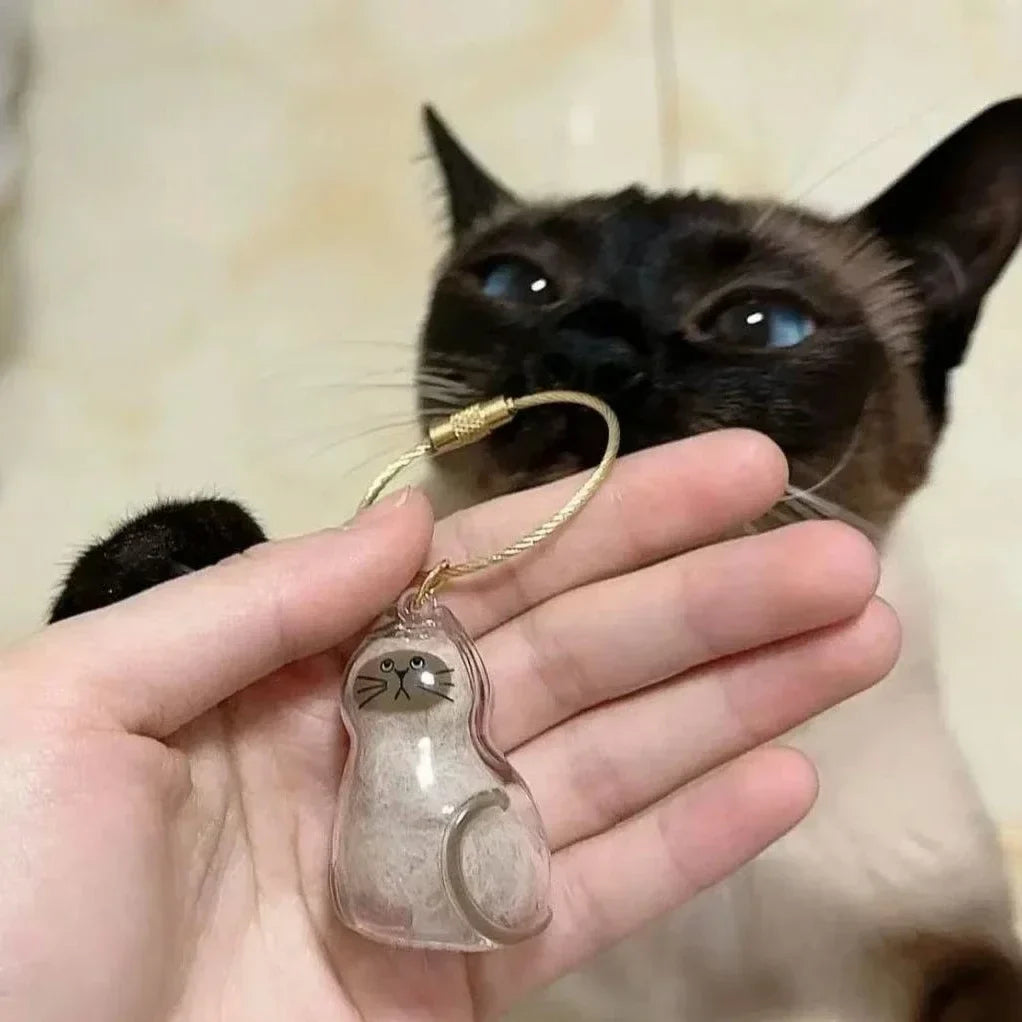 Cat Hair Keepsake Keychain Pendant Creative - ProPawPet.com