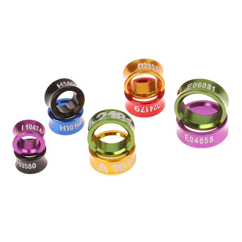 10Pcs Aluminum Parrot Leg Rings Pigeon Foot - ProPawPet.com