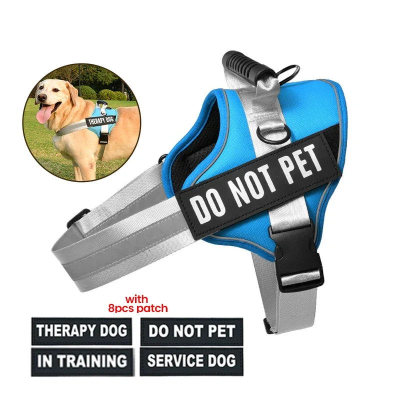 Reflective Nylon Dog Harness with 8pcs Dog - ProPawPet.com