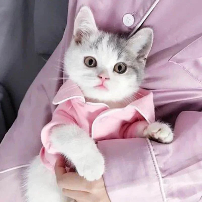 Stylish Cat Pajamas Soft Breathable Pet - ProPawPet.com