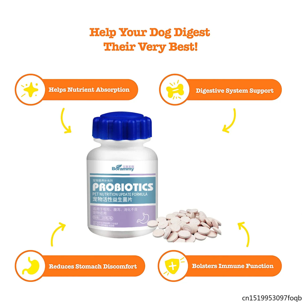 Probiotic for Dogs - with Natural Digestive - ProPawPet.com