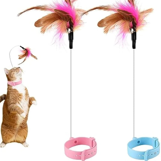 Cat Collar Toy Attached, Silicone Cat - ProPawPet.com