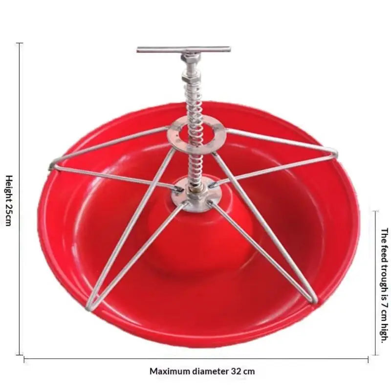 Waterproof Stainless Steel Pig Food Feeder