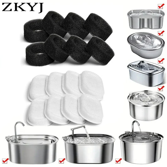 Stainless Steel Replacement Filters for Cat Water Fountain