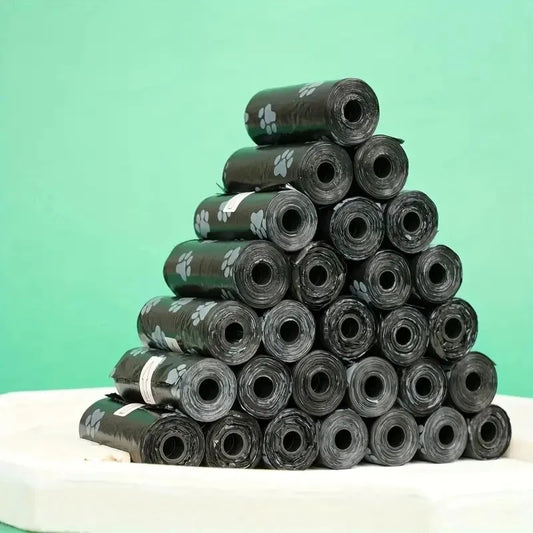 10 Rolls Paw Print Pet Garbage Bags, Leak - ProPawPet.com