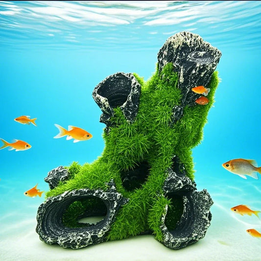 Resin Breeding Hiding Cave Simulation Shrimp - ProPawPet.com