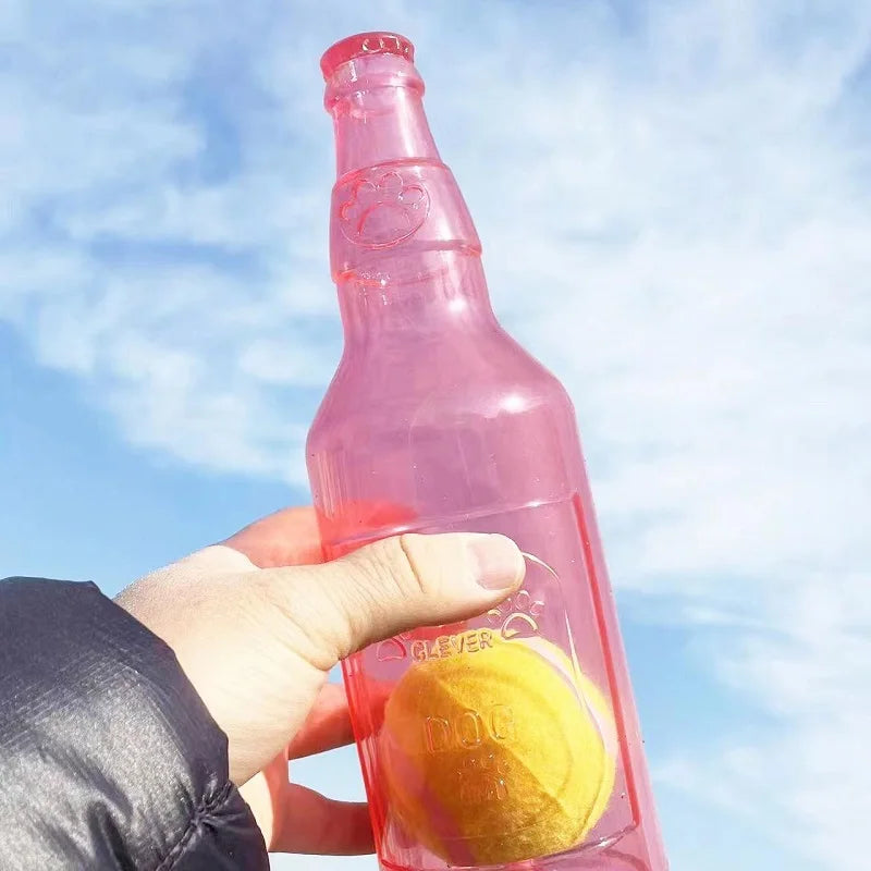 Interactive Dog Chew Toy TPR Bite-resistance Beer Bottle – 3 Colors