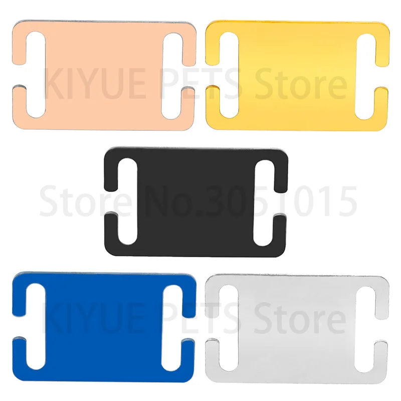 20Pcs Personalized Pet Dog ID Tag Square - ProPawPet.com