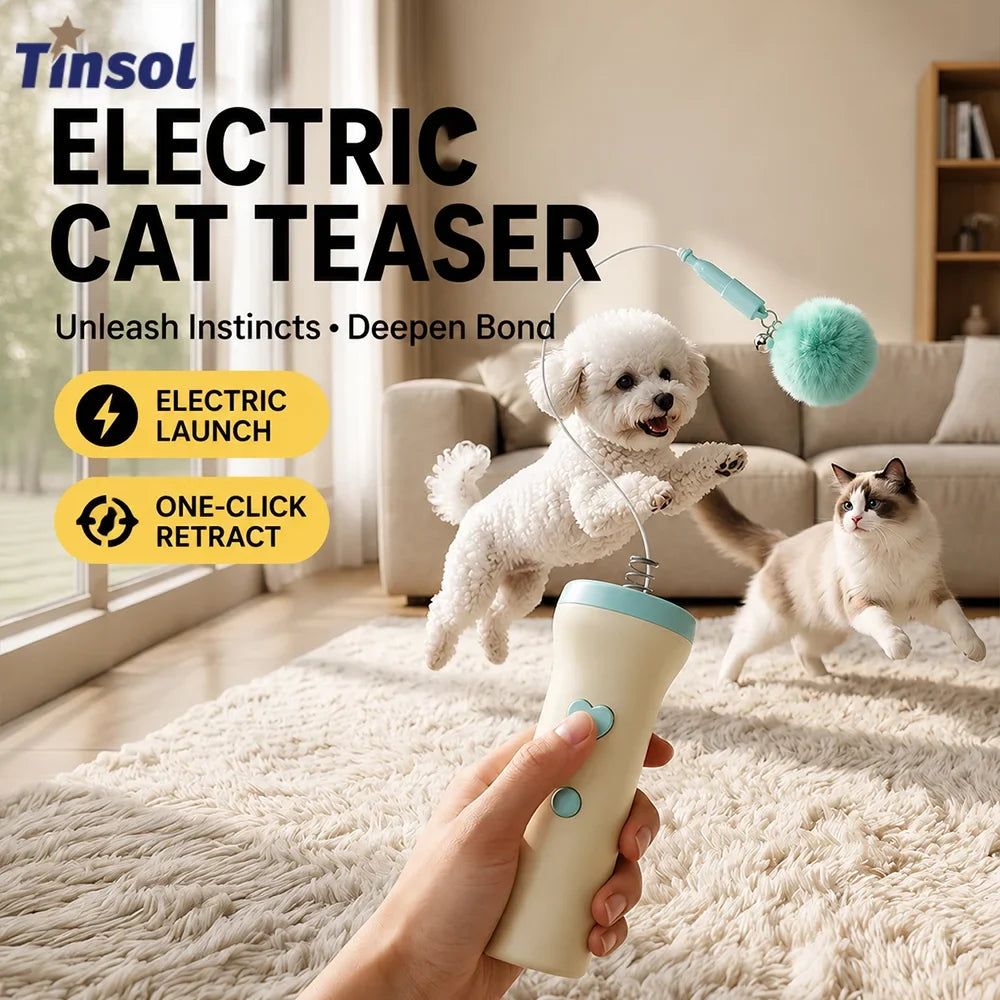 Electric Cat Fishing Toy, Cat Ejector - ProPawPet.com