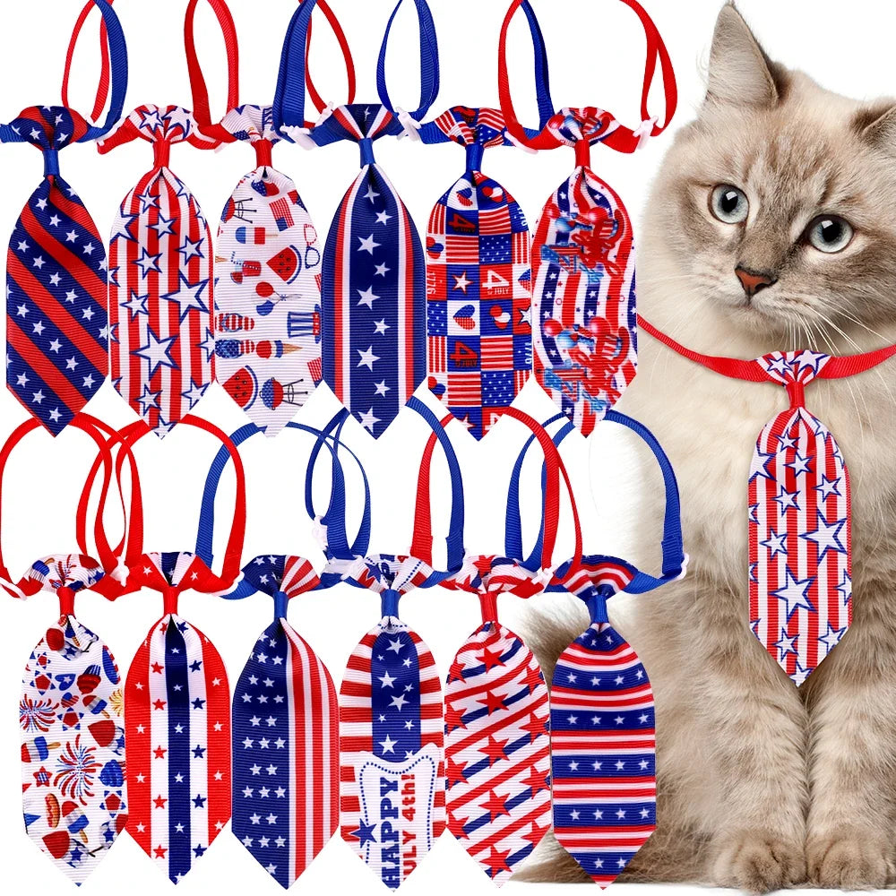 30/60PCS Adjustable Party Dog Bow Ties Pet - ProPawPet.com