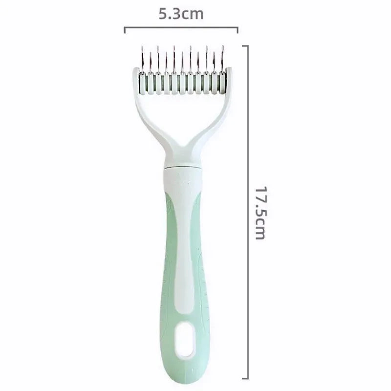 Dog Comb Knife Double-sided Pet Hair Remover Stainless Steel – 5 Colors