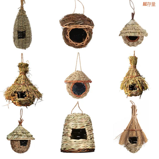 19 Style Birds Nest Bird Cage Natural Grass - ProPawPet.com
