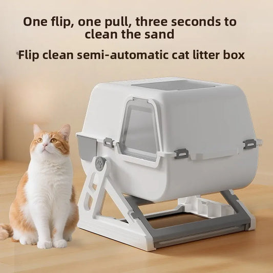 Household Semi-automatic Cat Litter Box - ProPawPet.com