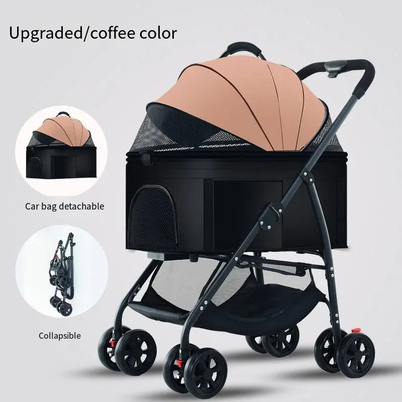 Pet Car Strollers 3IN1 Lightweight Foldable Specifically – 7 Colors
