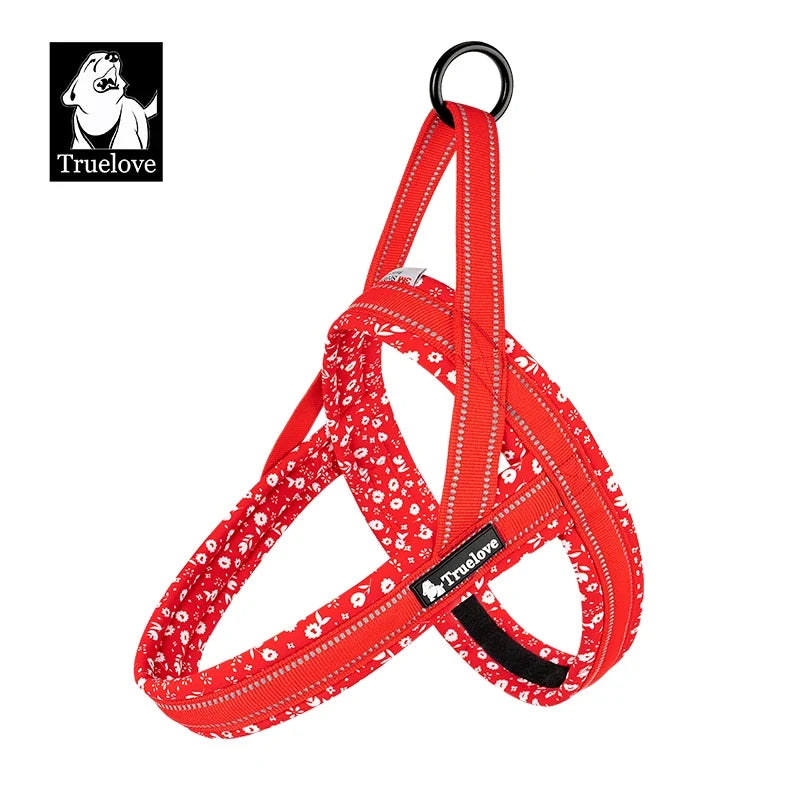 Truelove Floral Printing Mesh Padded Harness - ProPawPet.com