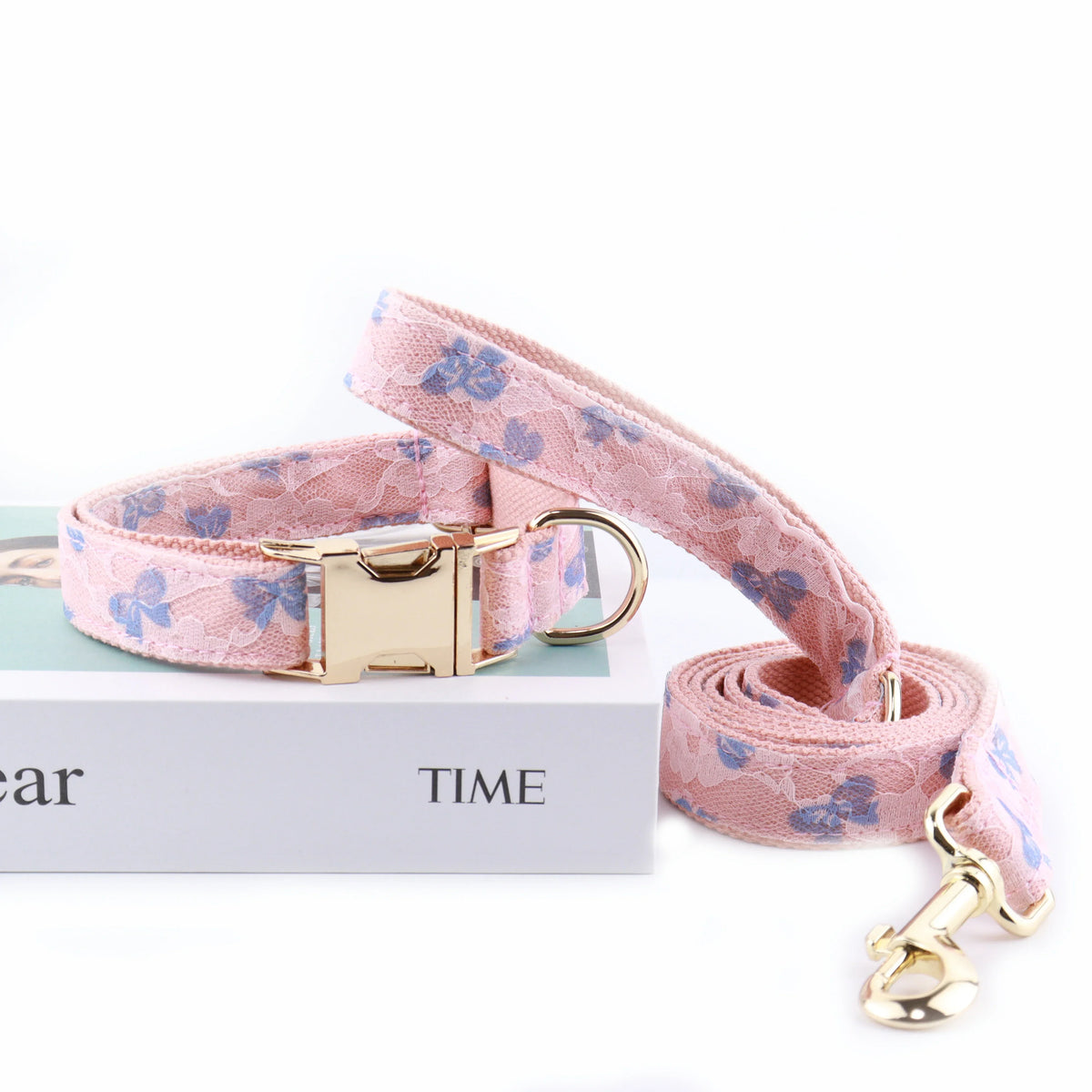 Personalized ID Lace Wedding Dog Collar - ProPawPet.com