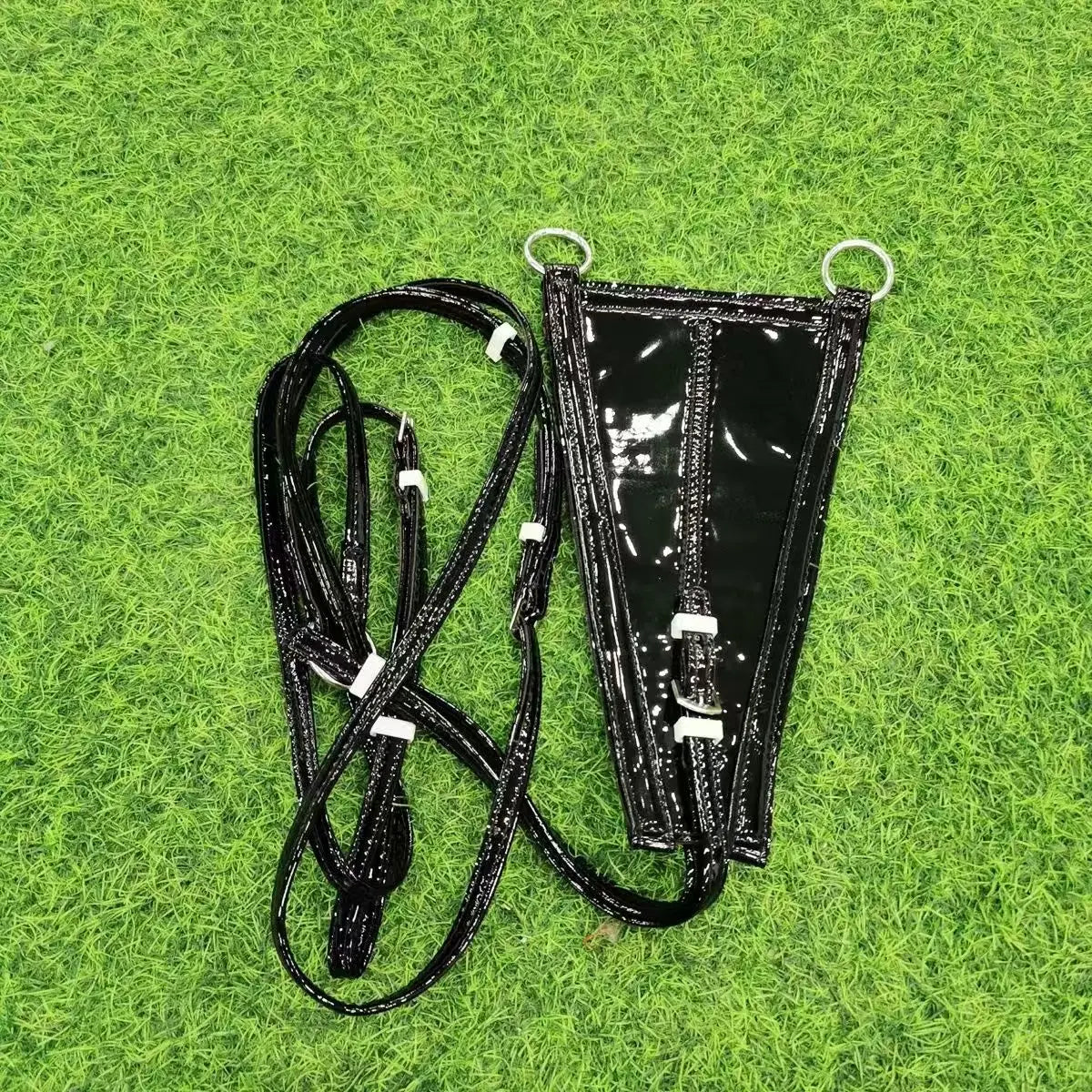 Bow leather chest with PVC chest with - ProPawPet.com