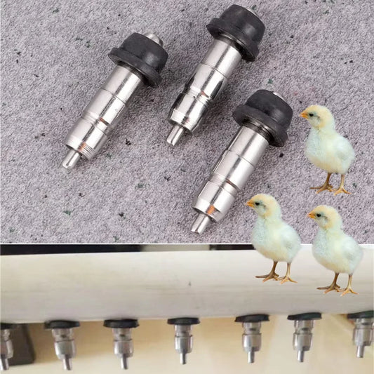 5/20Pcs Poultry Nipple Drinkers Stainless - ProPawPet.com