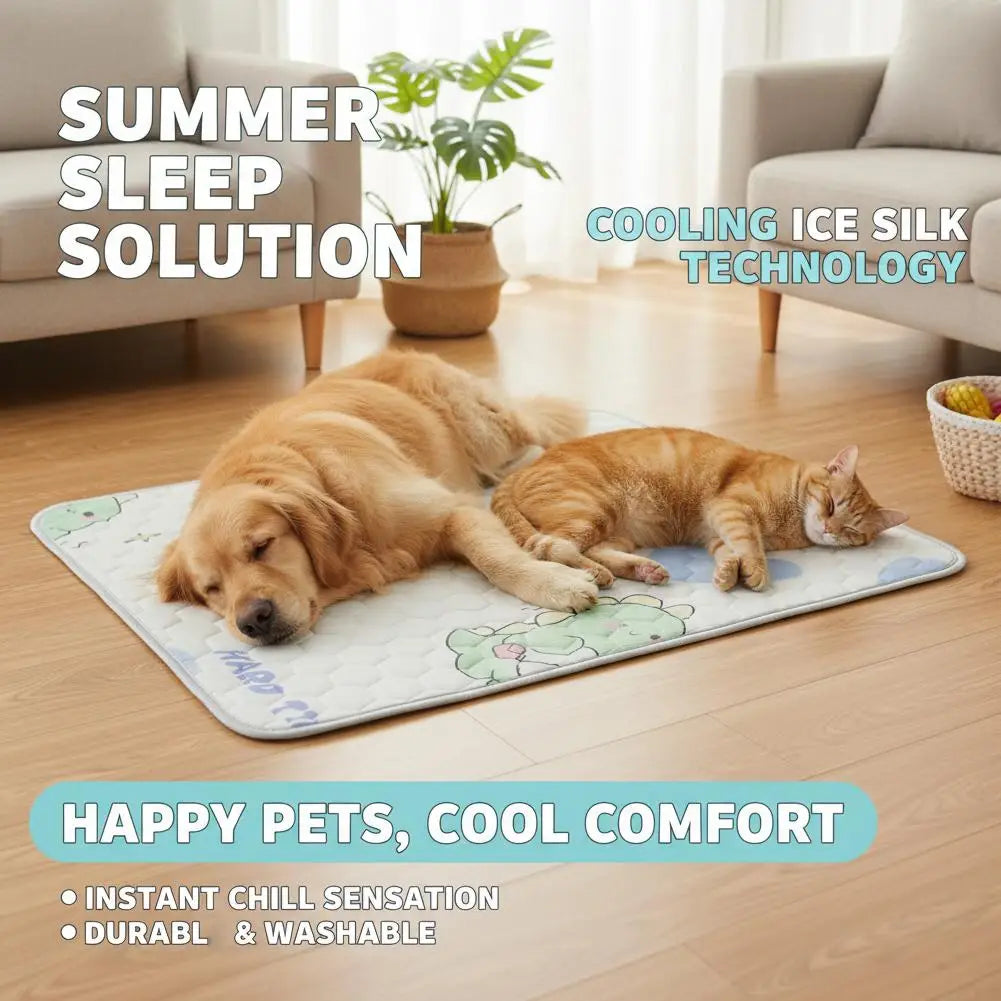 Pet Cooling Mat Ice Silk Self Cooling - ProPawPet.com