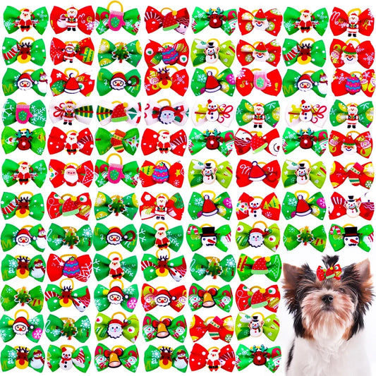 New Puppy Bows 10/20/30PCS Christmas - ProPawPet.com