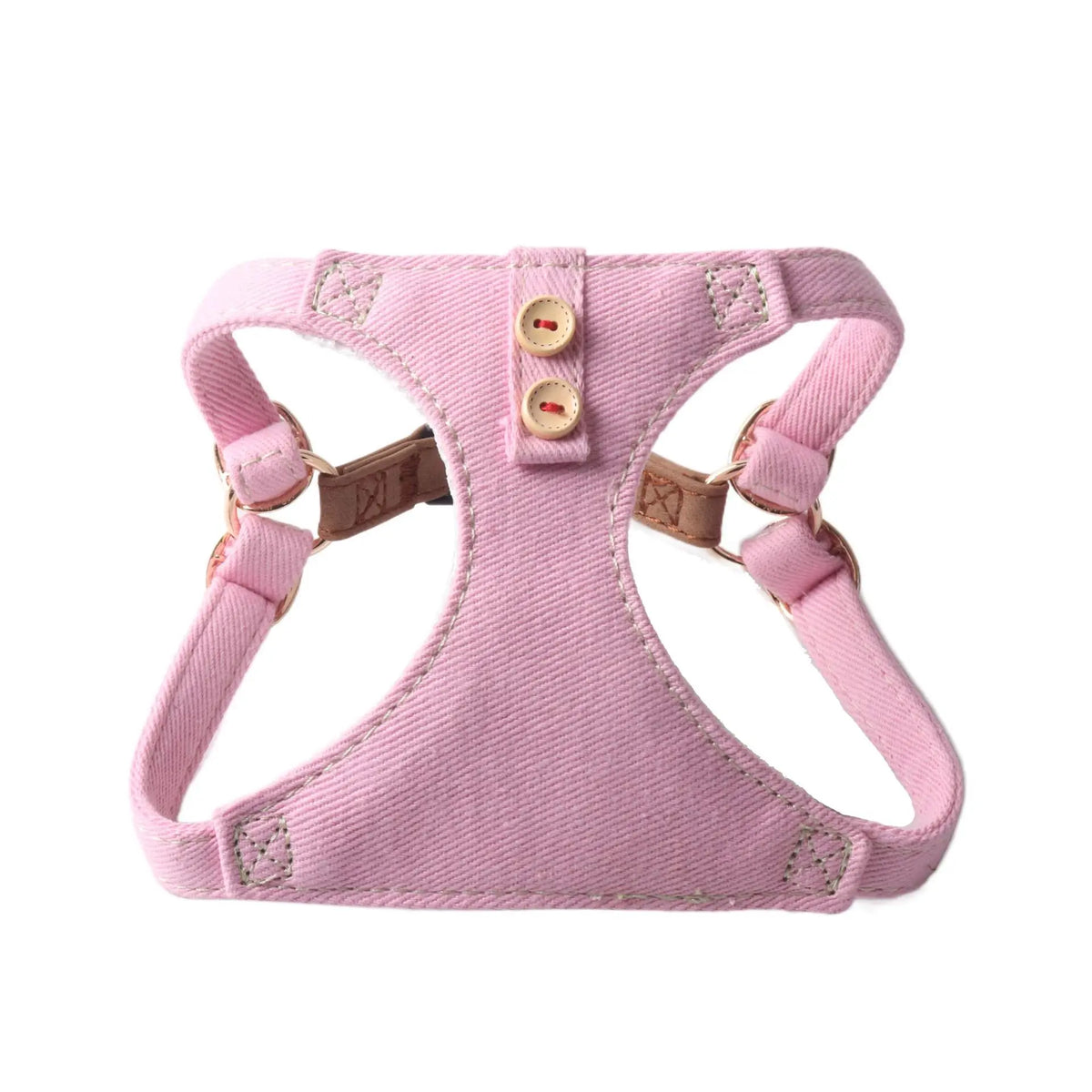Cotton Denim Dog Harness & Pet Leash Set - - ProPawPet.com