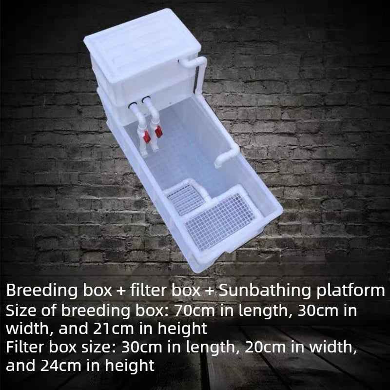Turtle Terrarium with Filter Box – Reptile Houses, Crates & Cages