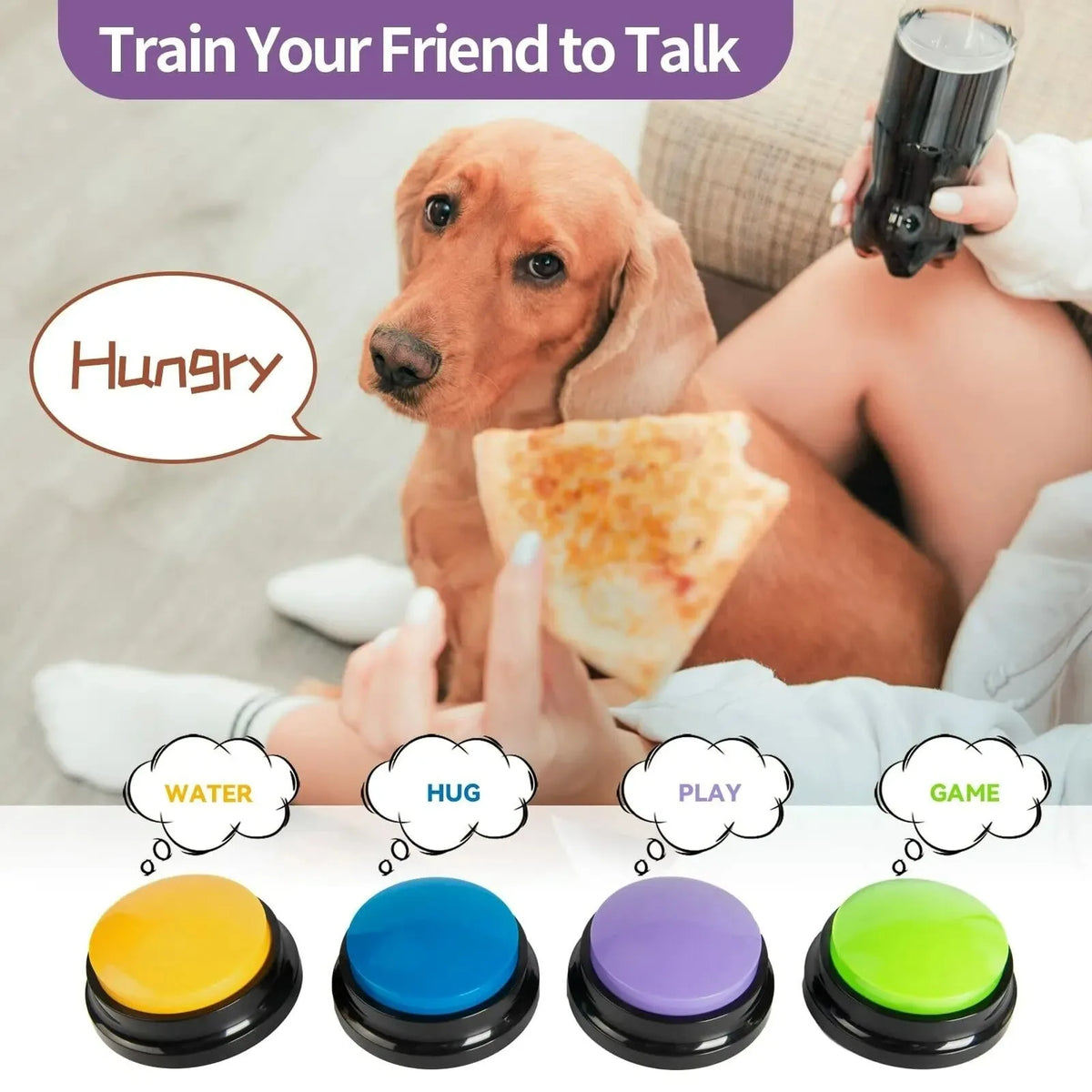 Dog Communication Buttons Voice Recording - ProPawPet.com