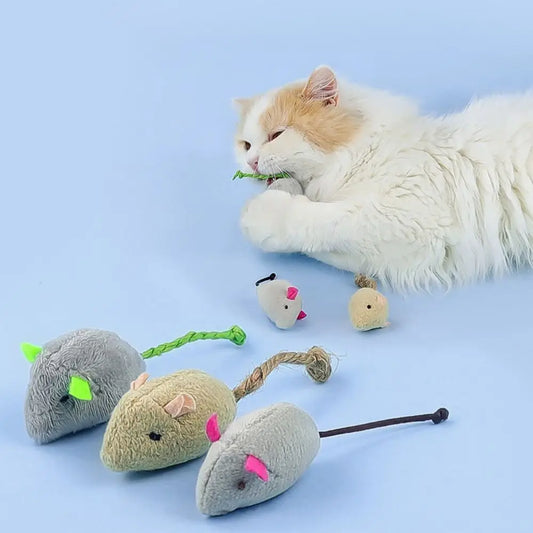 2pcs Funny Soft for Kitten Simulated Mouse - ProPawPet.com