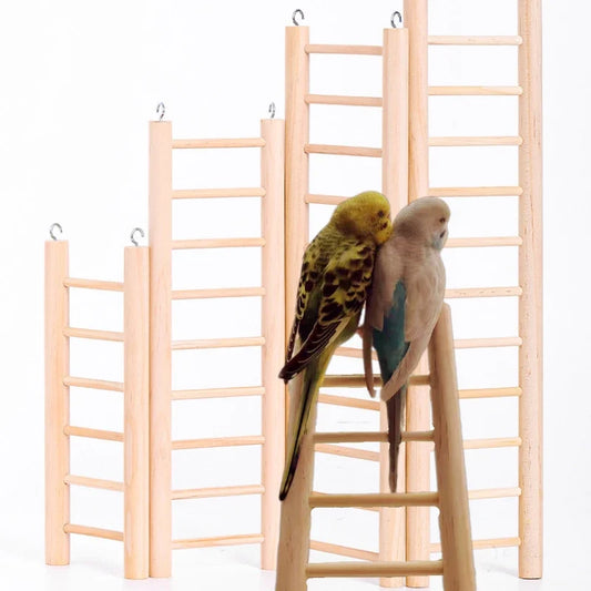 Parrot Basics 13-Step Wood Ladder Bird Toys - ProPawPet.com
