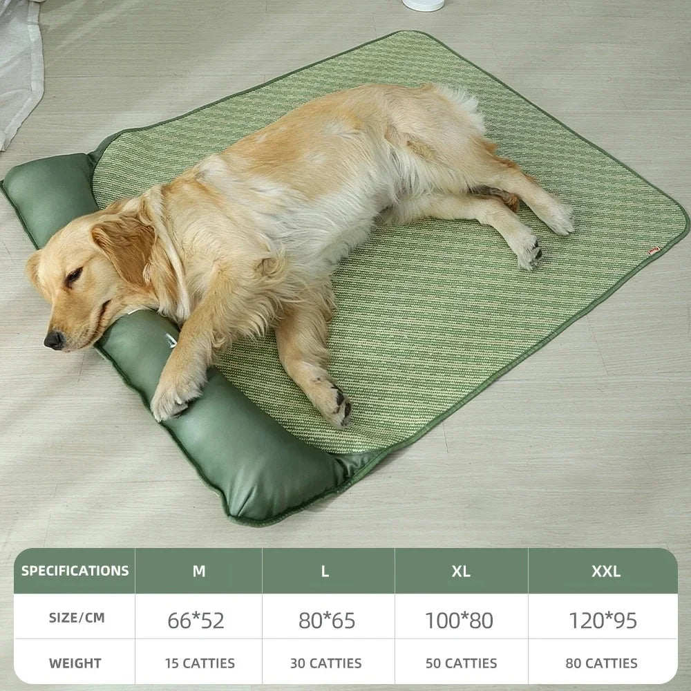 Cooling Summer Dog Bed Cat Cool Mat Breathable Pet Sleep Ice Cushion