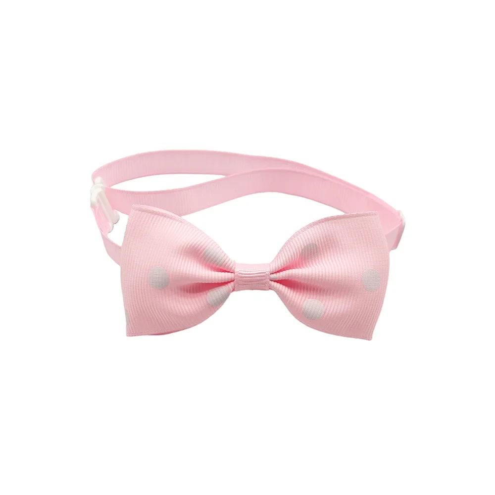 Ribbon Bow Ties for Dogs Adjustable Neck – 13 Colors