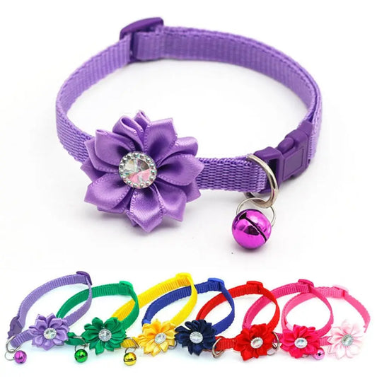 Multi-color Adjustable Pet Bell Flower - ProPawPet.com