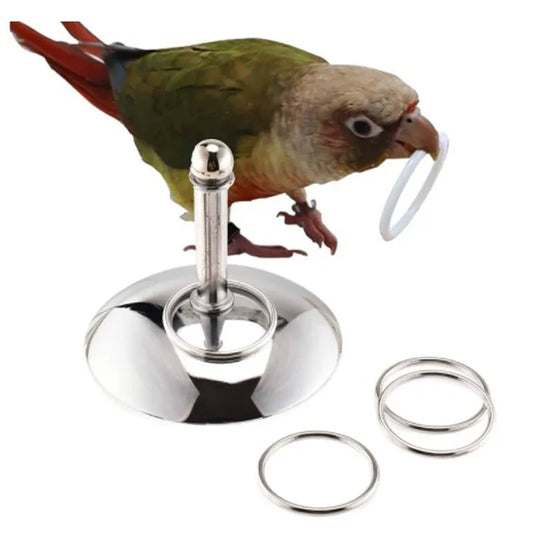 Pet Bird Toys Metal Platform Ferrules Toy - ProPawPet.com
