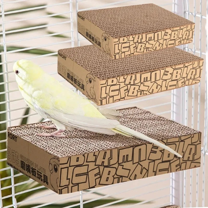 Thickened Cardboard Parrot Platform Beak - ProPawPet.com