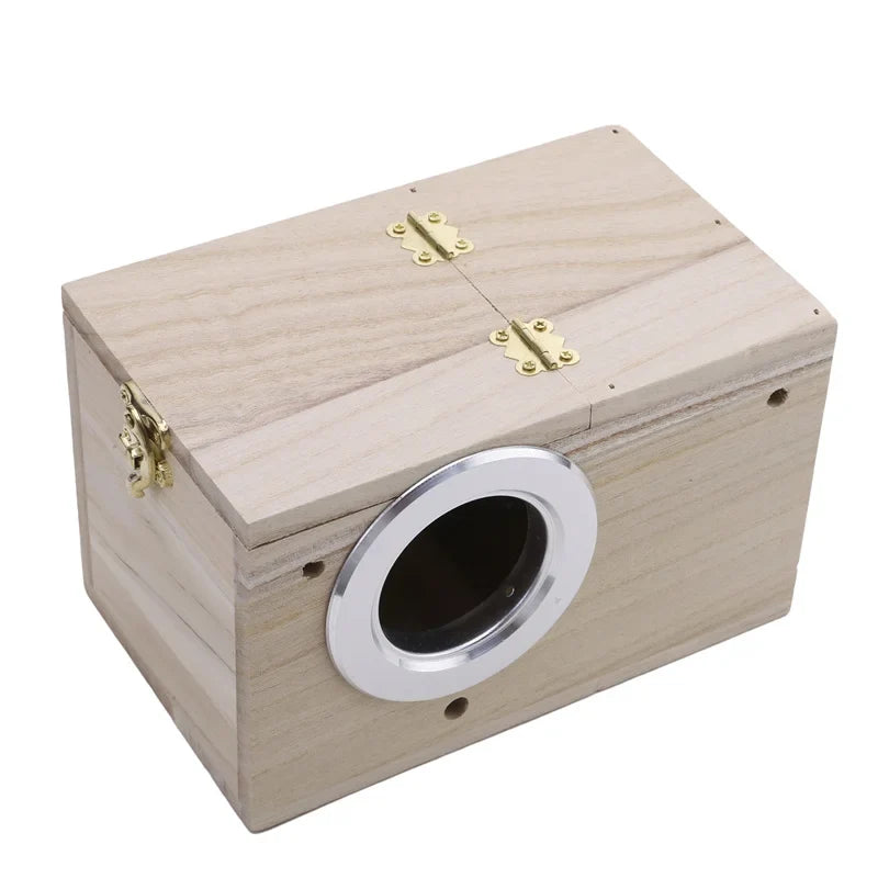 Wood Bird Breeding Box Home Nest – 2 Colors