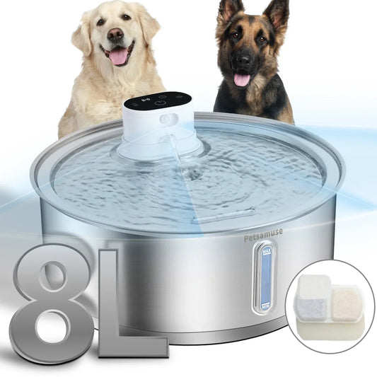Petavista 8L Automatic Stainless Steel Dog - ProPawPet.com