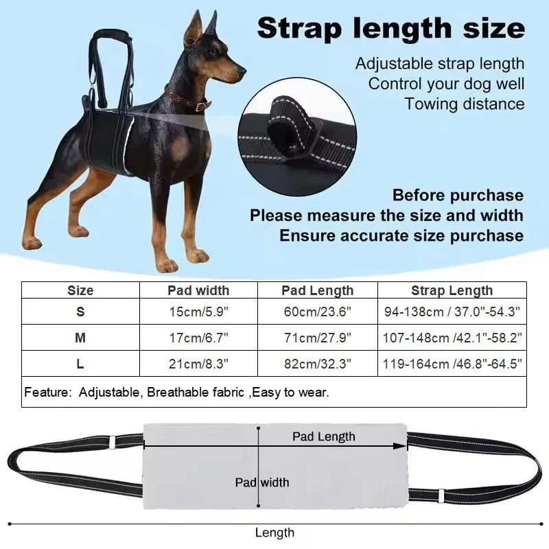Adjustable Dog Sling for Back Legs Support - ProPawPet.com