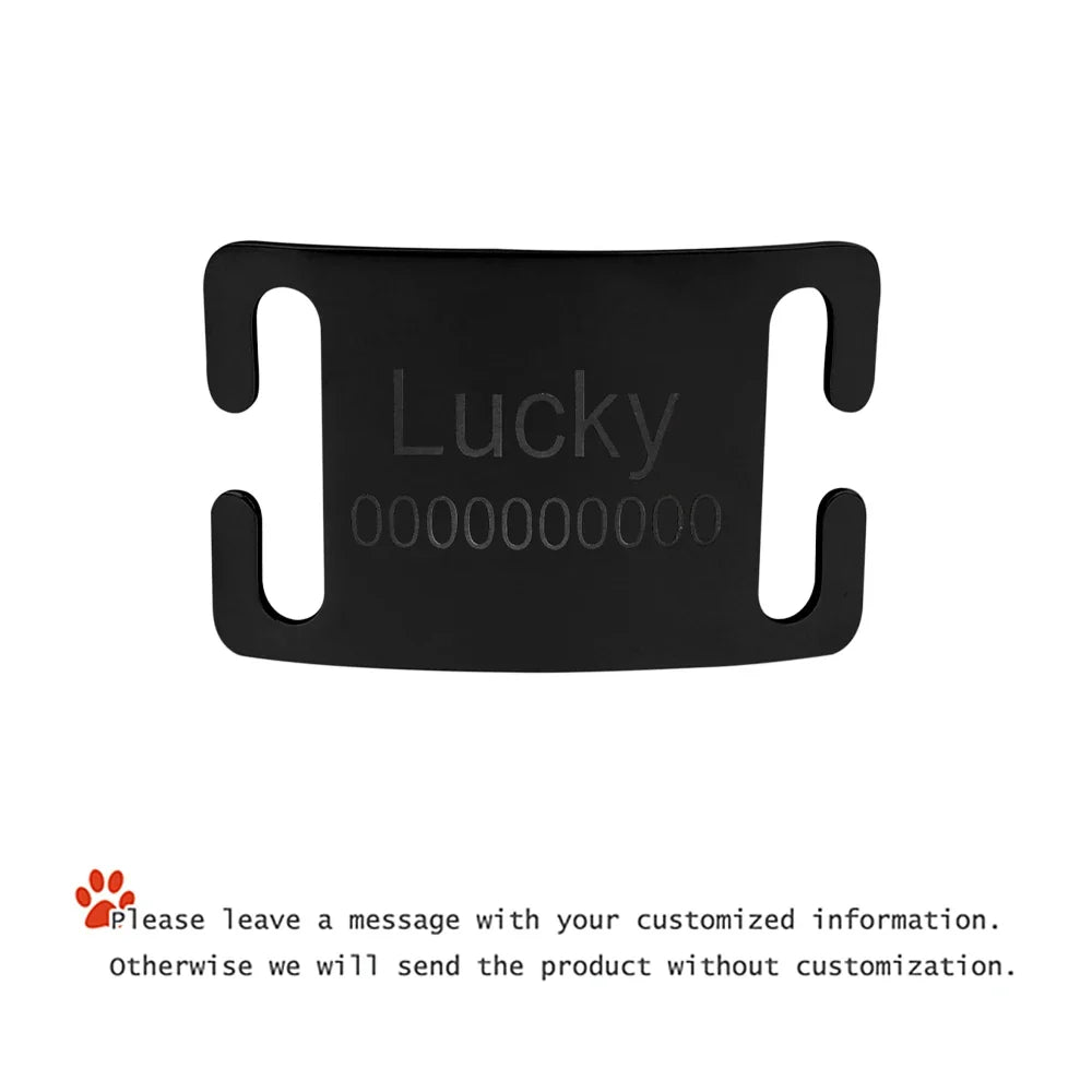 Curved Personalized Name Cat Dog Collar - ProPawPet.com