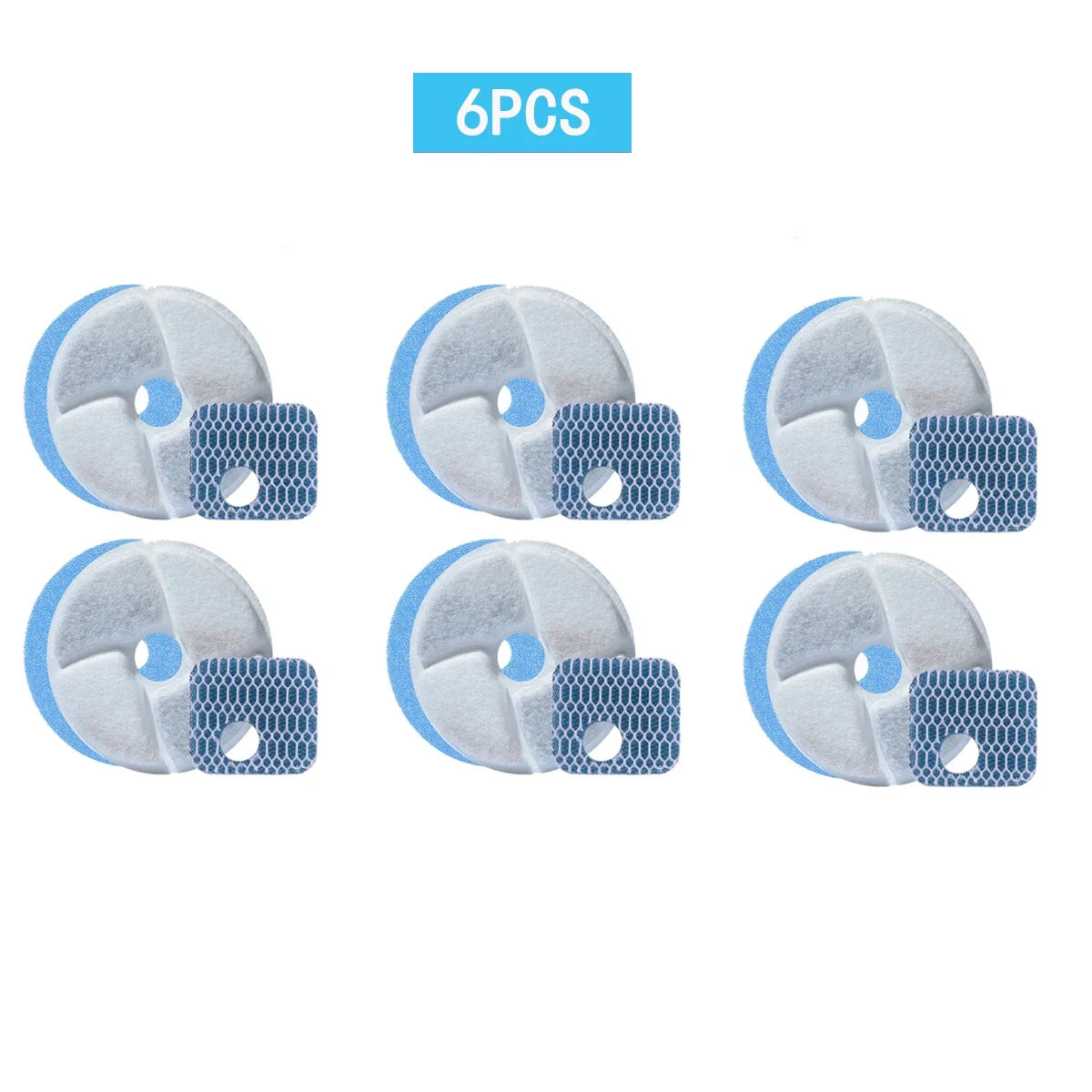 6 Cat Water Fountain Replacement Filters – Cat Supplies