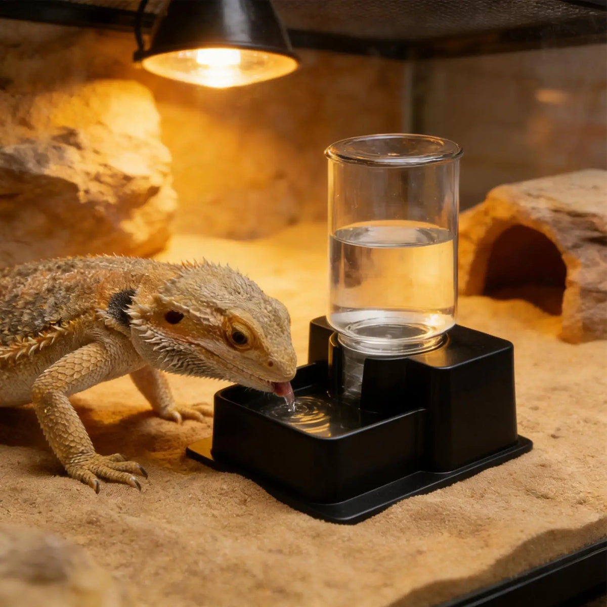 Anti-slip Base Reptiles Water Feeder - ProPawPet.com
