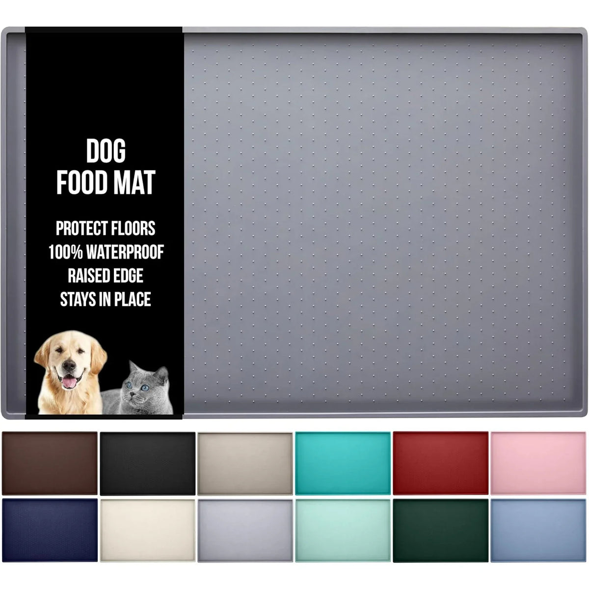Silicone Cat Dog Food Mat, Anti-Slip Dog - ProPawPet.com