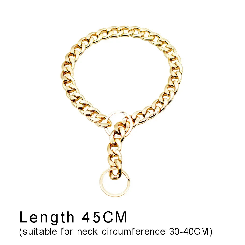 Luxury Dog Collar Gold Dog Chain Choker For - ProPawPet.com