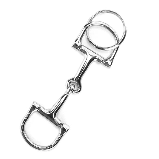 1 Pcs Horse Snaffle Bits Key Chain Silver - ProPawPet.com