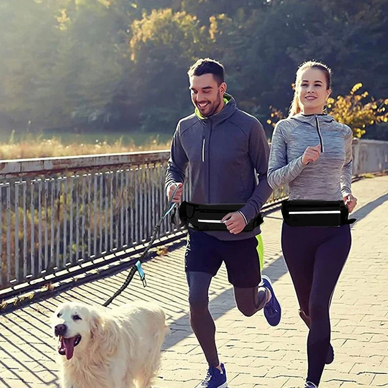 Hands-Free Dog Leash Waist Bag Reflective - ProPawPet.com