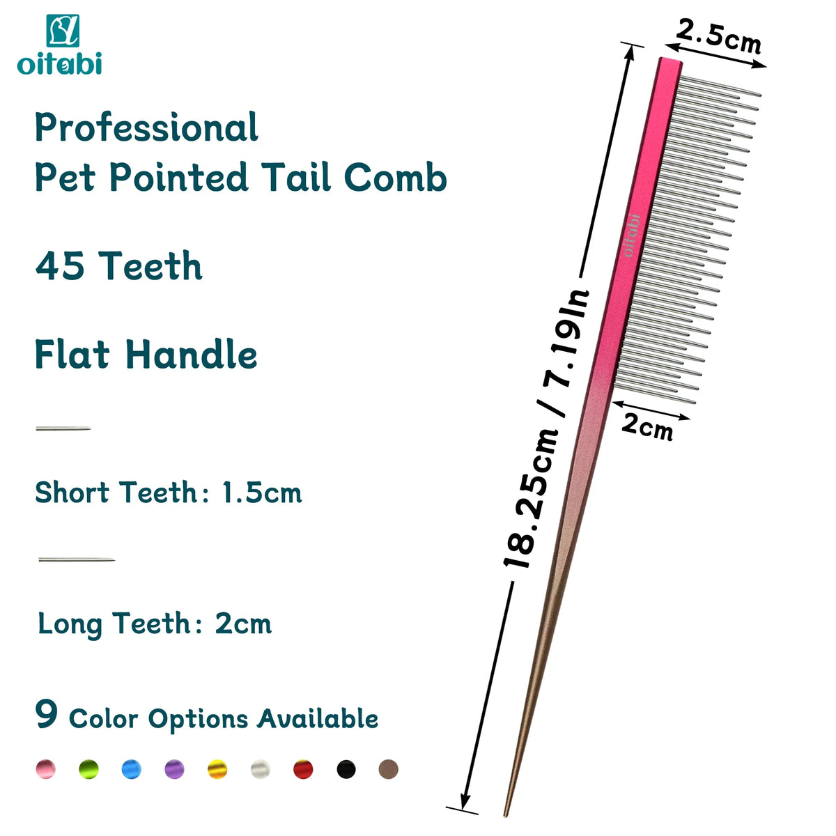 Oitabi Professional Pet Grooming Comb for - ProPawPet.com