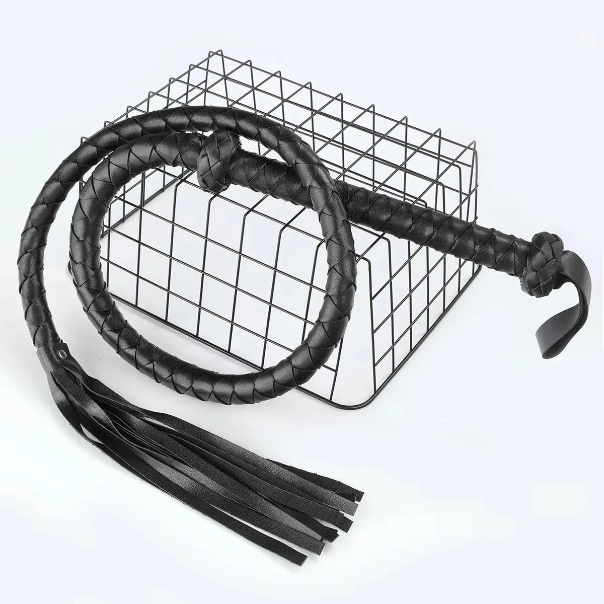 143cm PU Leather Horse Whip - Durable Riding Crop – Whips, Crops & Spurs