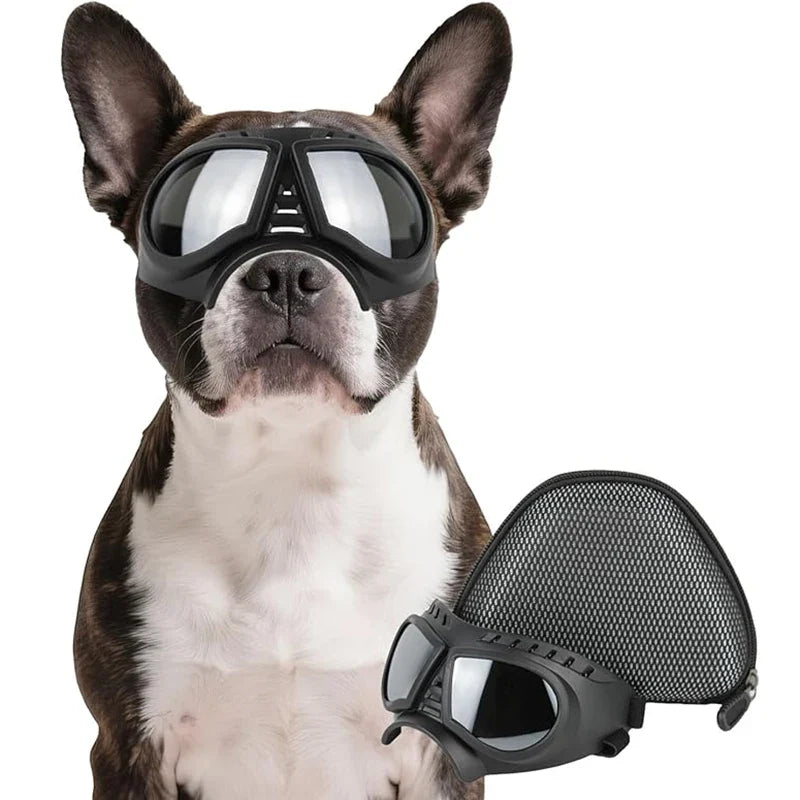 Dog Goggles Wide Snout Soft Frame Tactical Driving Sunglasses – 2 Colors