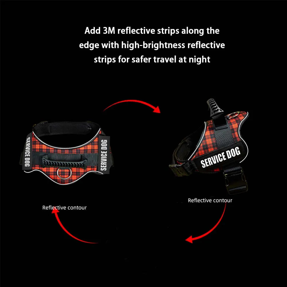 Reflective Dog Harness Vest Patch ID - ProPawPet.com